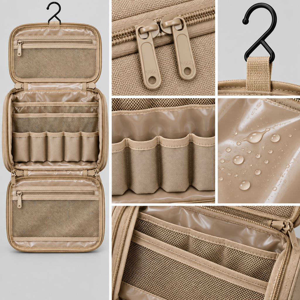 Vorqenal™ Large Hanging Toiletry Bag main image 03