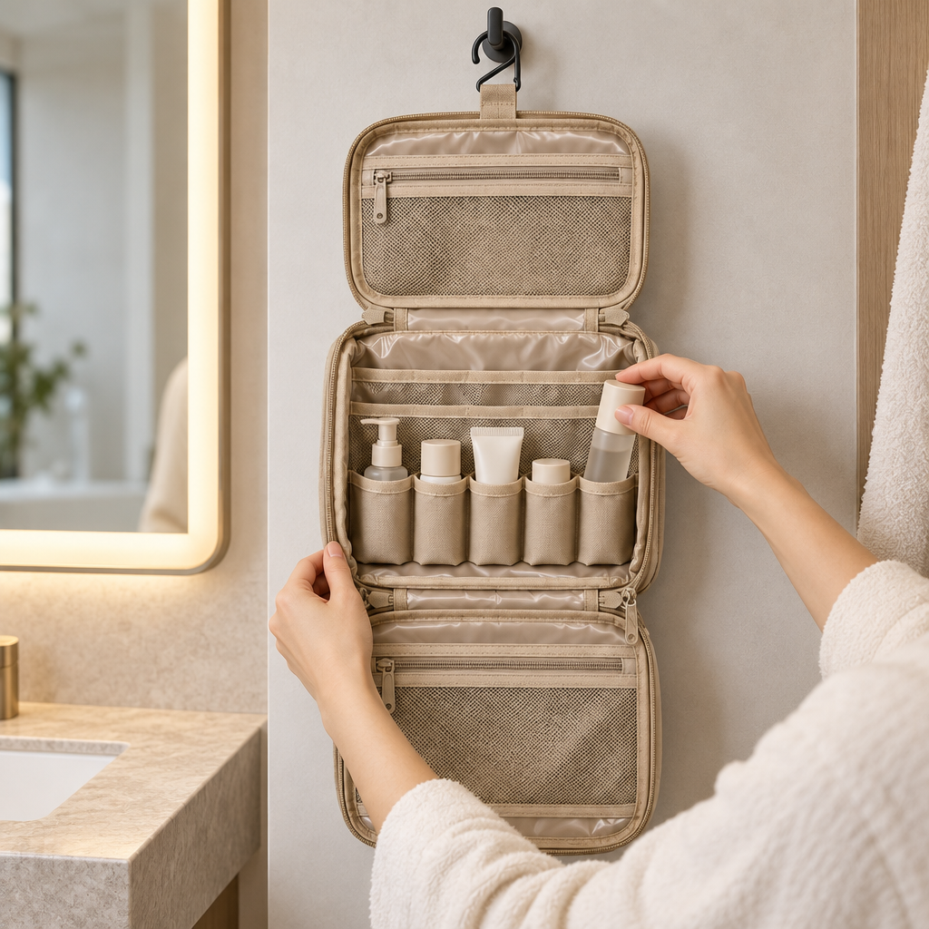 Vorqenal™ Large Hanging Toiletry Bag main image 04