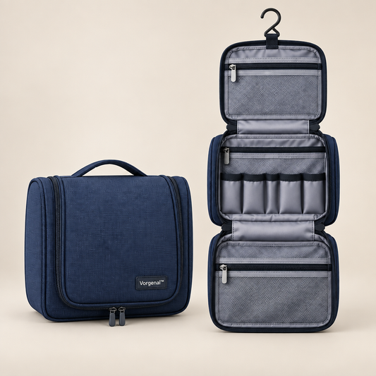 Vorqenal™ Multi-Layer Travel Wash Bag hero