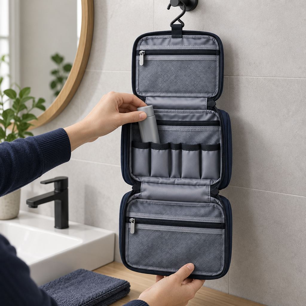Vorqenal™ Multi-Layer Travel Wash Bag main image 04