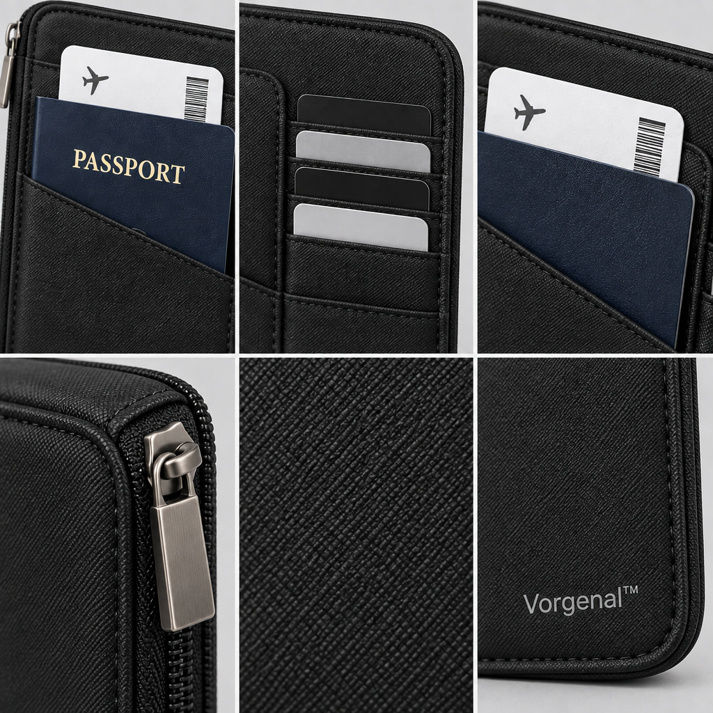 Vorqenal™ Multi-Function Travel Document Wallet image 3