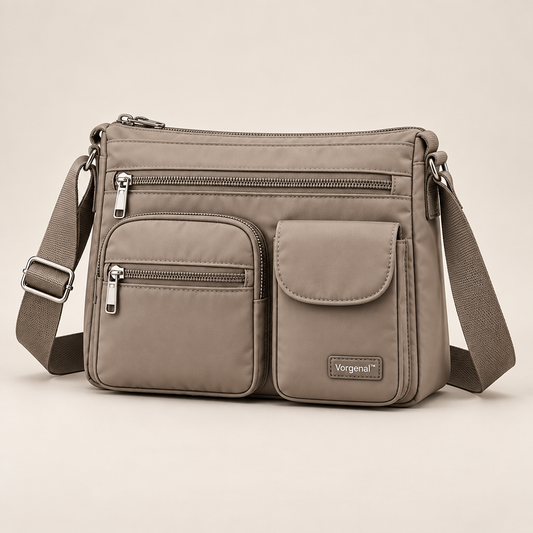 Vorqenal™ Multi-Pocket Travel Crossbody Bag hero