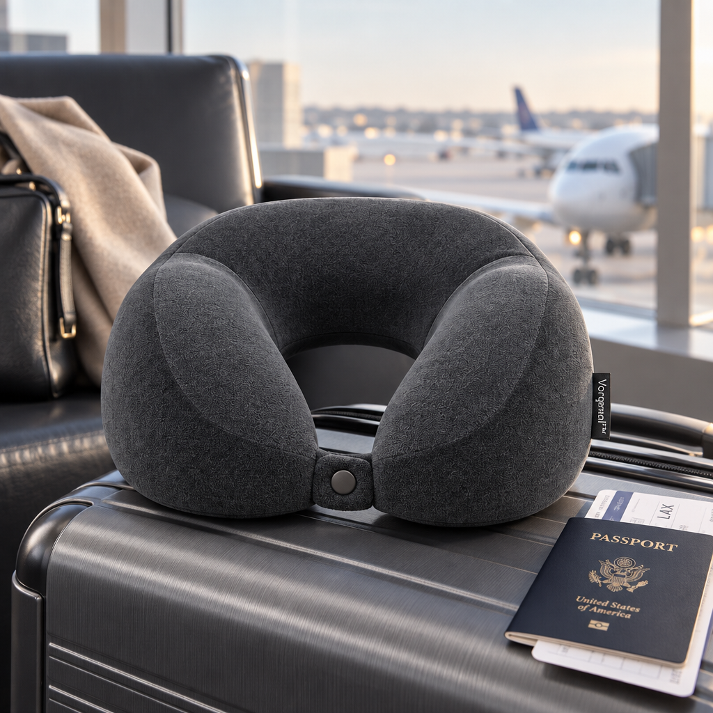 Vorqenal™ Memory Foam Travel Neck Pillow main image 02
