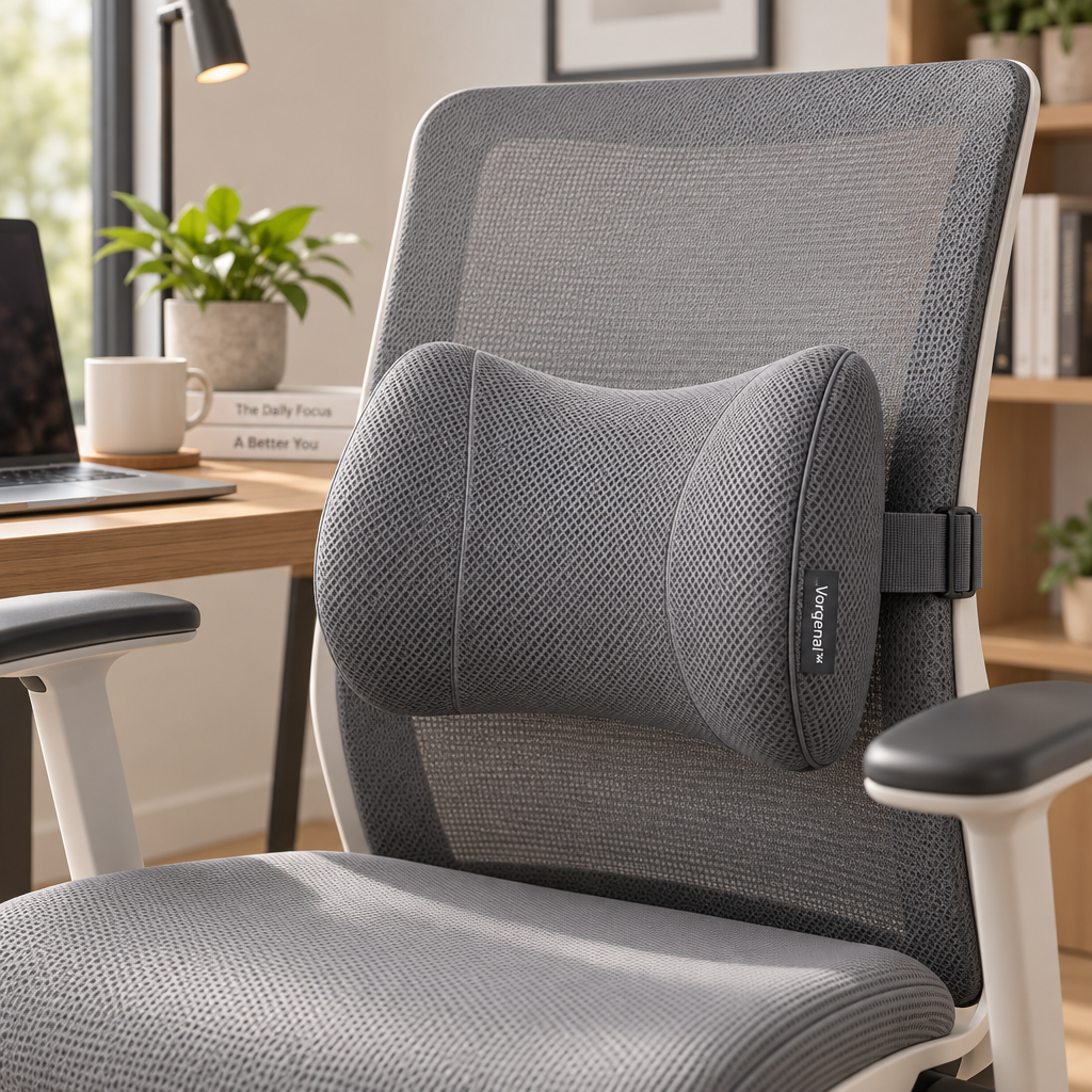 Vorqenal™ Adjustable Travel Lumbar Cushion image 2