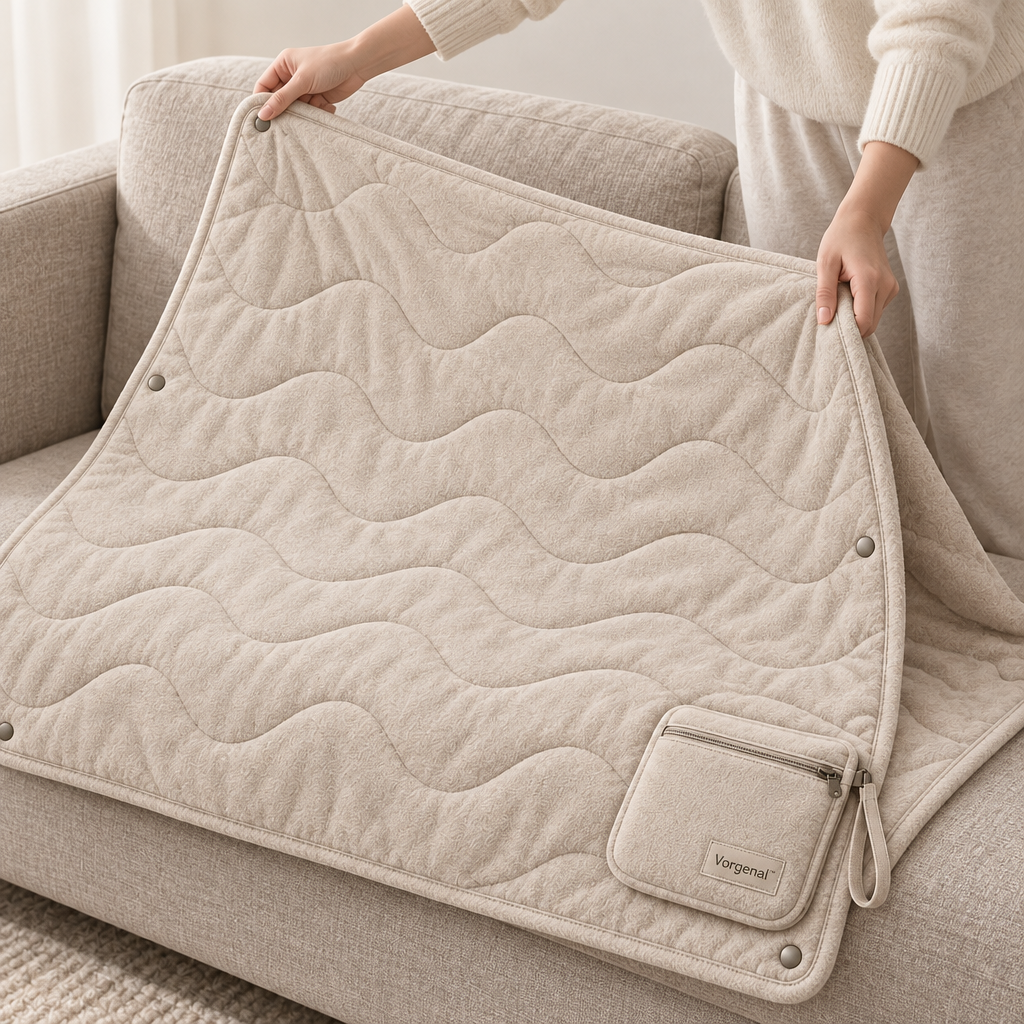 Vorqenal™ Portable Foldable Travel Blanket main image 04