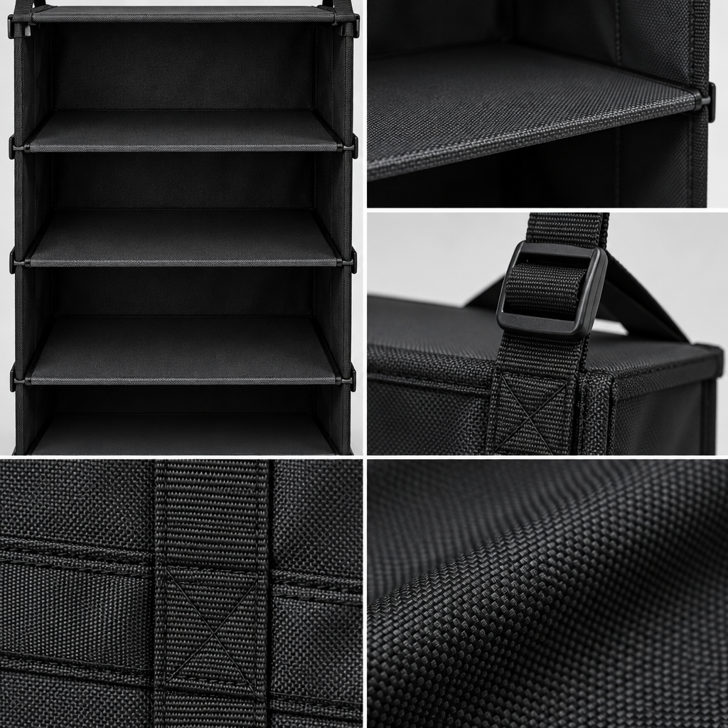 Vorqenal™ Foldable Luggage Organizer Shelf image 3