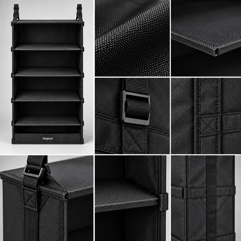 Vorqenal™ Foldable Luggage Organizer Shelf main image 06